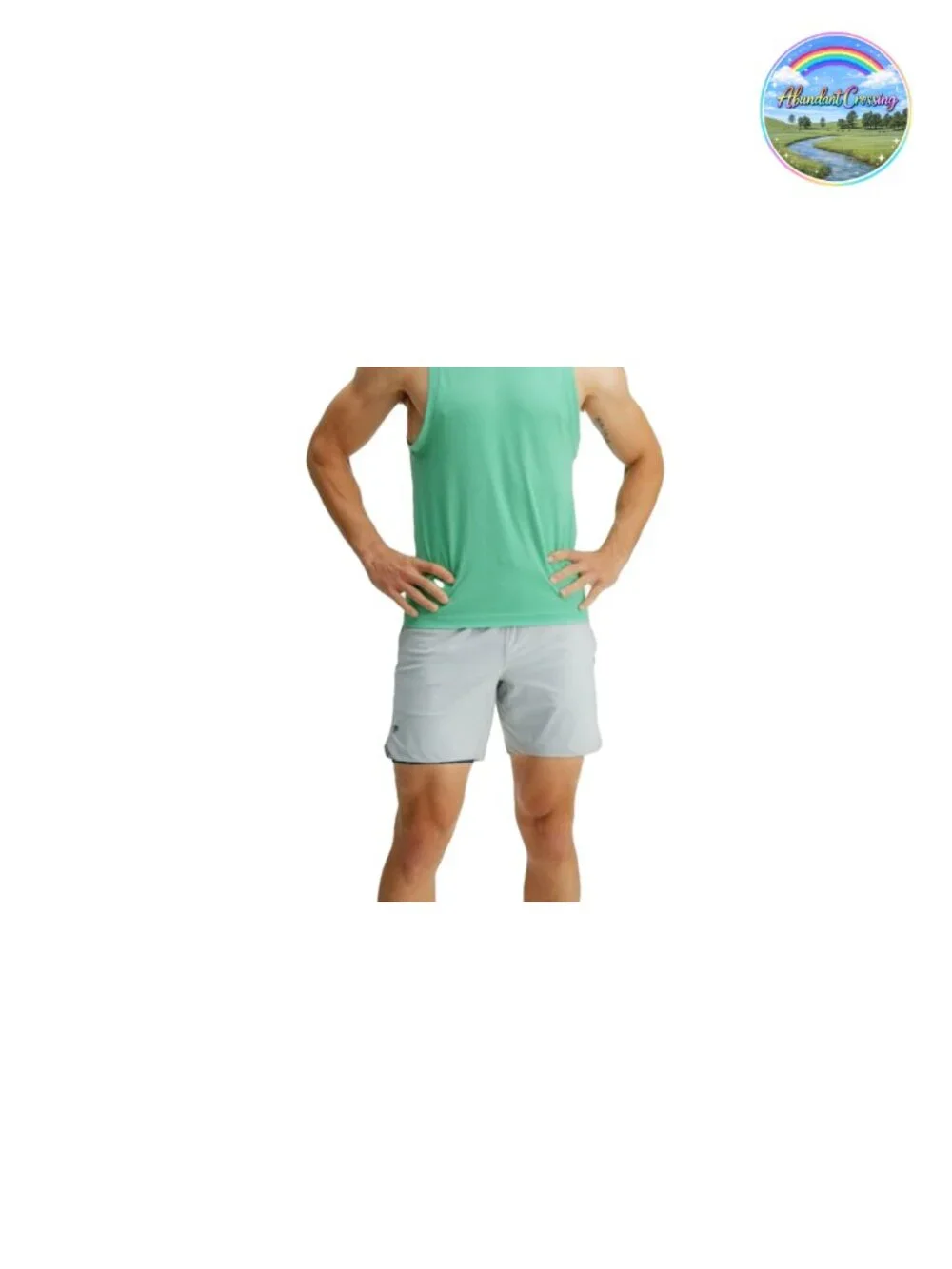 Men's Lined Athletic Shorts Quick-Dry Zip Pocket 7